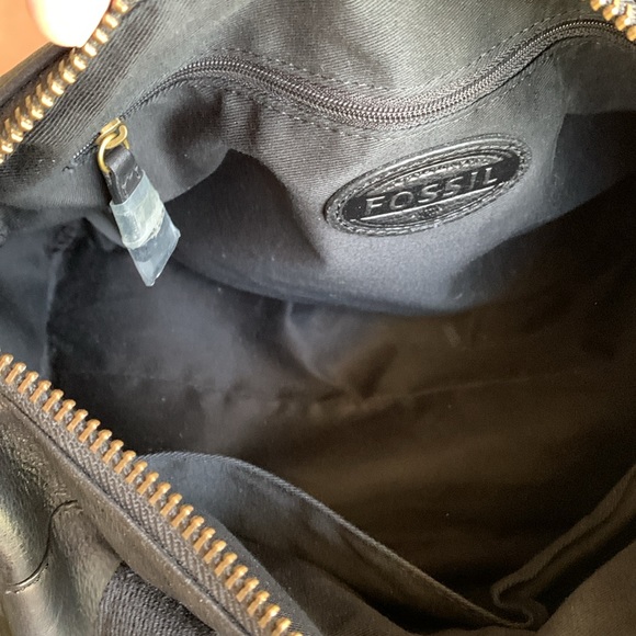 Fossil Black Leather Bag - Picture 8 of 9